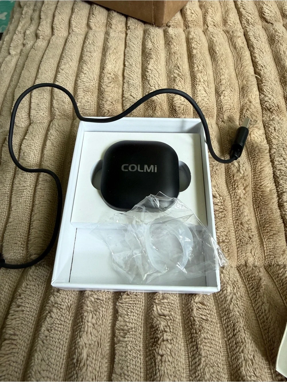 Black Smart Ring with Charging Case
